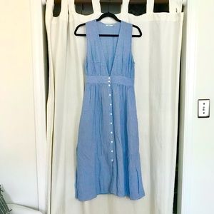 Kimchi Blue Stella Striped Plunge Dress